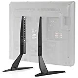 FITUEYES Support TV Pieds sur Table avec Hauteur Ajustable pour Ecran TV/PC/LED/Plasma 23 à 42 Pouces TT04702MB
