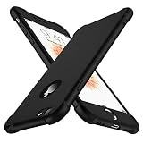 ORETECH Coque iPhone 6 Plus / 6s Plus, avec [2 x Protecteur D'écran en Verre Trempé] iPhone 6/6s Plus Housse Hybride Antichoc Ultra Mince Mat Anti-Rayures PC+TPU pour iPhone 6 Plus Case 5.5'' Noir