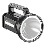 Led torche usb rechargeable, lampes de poche led étanche super lumineux lampe de poche torches tactiques puissants lumière pour le camping en plein air randonnée