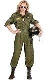 Widmann Generique - Déguisement Pilote de Combat Femme Taille M