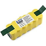 BAKTH Batterie de rechange Ni-MH 3000mAh pour Aspirateur iRobot Roomba 500 600 700 800 510 530 532 535 540 545 550 552 560 562 570 580 581 582 585 595 600 620 630 631 650 660 700 760 770 780 790 800 870 880 R3 80501 4419696