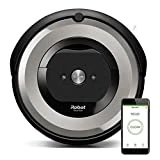 iRobot Roomba e5154, aspirateur robot, idéal pour les animaux, 2 brosses anti-emmêlement en caoutchouc, forte puissance d'aspiration, aspire les poils d'animaux sans rester emmêlé dans les tapis