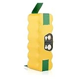 efluky 14.4V 3.5Ah Ni-MH Batterie de Rechange pour iRobot Roomba Aspirateur500 510 520 530 540 550 560 570 580 595 600 620 630 650 660 700 760 770 780 790 800 870 880 R3 80501 4419696 et Scooba（Jaune）