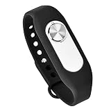 Mugast Enregistreur Vocal Numérique Bracelet d'Enregistrement Audio sans Fil Micro Espion Enregistreur Portable Anti-Transpiration de Grande Capacité