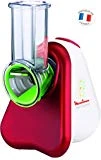 Moulinex DJ753510 Découpe Légumes Électrique Fresh Express 3 en 1 Râper Émincer Gratter Mandoline Légumes Fruits Fromage 200W