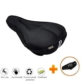 Housse Gel Selle Vélo Ancocs Coussin Siège Selle Avec étui étanche pour les Sièges de Vélos de Montagne et les Vélos de Route - pour Hommes, Femmes et