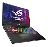 Asus ROG SCAR2-G715GW-EV053T PC Portable Gamer 17' FHD Dalle 144Hz (Intel Core i7-8750H, RAM 16 Go DDR4, HDD1 1TB5 SSH8G + 512Go PCIE, Nvidia RTX 2070 8Go, Windows 10) Clavier AZERTY Français
