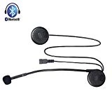 Fodsports Casque de moto Casque sans fil Bluetooth Headset mains libres pour moto Moto Casque Casques écouteurs Microphone MP3 Dédiée Casque Headset