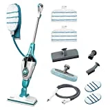 Black & Decker FSMH1351SM-QS Balai vapeur filaire - Temps de chauffe : 15 s - 8 accessoires, 1300 W, 500 milliliters, 1