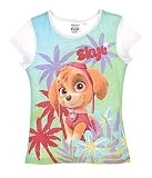 Pat' Patrouille Tee Shirt Fille - Manches Courtes - Blanc - 4 Ans