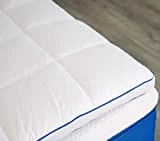 RESTBULLE Surmatelas à mémoire de Forme 80 x 200 cm - Confort Morphologique -  Qualité Hôtellerie  - Fabriqué en France - Epaisseur Totale de 8cm