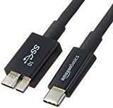 AmazonBasics Câble USB Type-C vers Micro-B 3.1 2e génération - 0,9 m - Noir