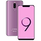 4G Telephone Portable debloqué S9+(2019) 3Go RAM + 16Go ROM Android 8.1 5,85 Pouces Dual 13MP + 5MP Caméras 4300mAh Batterie Double SIM Face ID Telephone Portable Pas Cher (Purple)