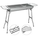 SunJas barbecue à charbon Barbecue Four de Charbon Portable BBQ Charbon Pliable Robuste Barbecue grill à charbon