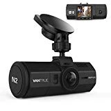 Vantrue N2 Double caméra Full HD 1080P Caméra de Voiture Avant et arrière 1.5'310 ° à Grand Angle dans enregistreur vidéo de caméra de Voiture avec Vision Nocturne HDR, Mode Parking, capteur G