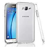 NEW'C Coque pour Samsung Galaxy J3 2016, [ Ultra Transparente Silicone en Gel TPU Souple ] Coque de Protection avec Absorption de Choc et Anti-Scratch