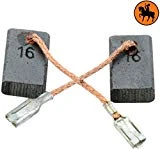 Balais de Charbon pour BOSCH PKS 54 CE scie -- 5x10x16mm -- 2.0x3.9x6.3'' -- Avec arrêt automatique