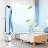 DX.JLY Ventilateur sans Lame Sécurité d'économie d'énergie Fonction de synchronisation Travail Silencieux Flux d'air Grand-Angle avec télécommande
