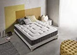 SIMPUR RELAX | Matelas Epaisseur 30 cm ROYAL TOP Visco-Graphene | 140x190 cm | Haut niveau de conductivite thermique | Reducteur electricite statique | Perfect Soutien Haute Resilience