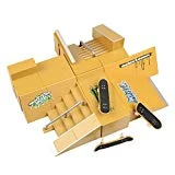 Fstoption 8pcs Skate Park Kit Piezas de rampa para Tecnología de Cubierta diapasón Mini patín del Dedo Fingerboards Parques Ultimate