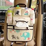 Vine Organisateur voiture banquette arrière, Porte Multifonctionnel Isolation sac de rangement Cooler Sac iPad, Meilleur Bébé Accessoires Voyage Enfants