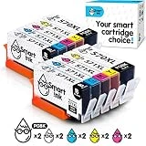 Smart Ink Compatible Cartouche d'encre de Remplacement pour Canon PGI 570 XL 570XL CLI 571 XL 571XL 10 Pack(2 PGBK & 2 BK/C/M/Y) pour PIXMA MG5750 5751 6850 6853 7750 TS5050 5055 6050 6052 9050 9055