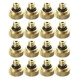BESTOMZ 16pcs Buse de Pulvérisation en Laiton poue système de refroidissment extérieure(0.3cm)