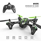 Hubsan X4 Cemare H107C LED Mini QuadCopter RTF avec Caméra, 2.4Ghz Télécommande inclus, Noir/Vert