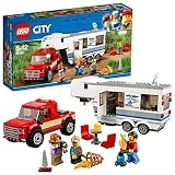 LEGO City - 60182- Le pick-up et sa caravane - Jeu de Construction