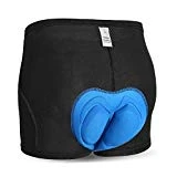 INBIKE sous-Vêtement Shorts Cyclisme Calecons Protection Velo VTT 3D Gel Rembourré Noir Confort Respirant Léger Homme(Gel,Bleu,XXXL)