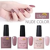 Vernis à ongles gel Lot de 3 pcs Soak Off Gel UV Vernis à ongles par Ukiyo