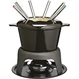 Master Class Service à fondue 6 fourchettes Fonte émaillée Noir