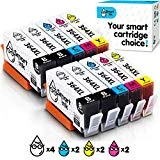 Smart Ink Compatible Remplacement des Cartouches d'Encre pour HP 364 XL 364XL High Yield 10 Pack (4BK &2C/M/Y) pour HP Photosmart 5510 5520 6510 6525 B210a C5380 Deskjet 3070A 3520 Officejet 4620 4622