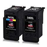 JIMIGO 540 XL 541 XL 540XL 541XL Cartouches d'encre Remanufacturés Canon PG-540 CL-541 Cartouches d'encre Compatible avec Canon PIXMA MG4250 MG3650 MG3600 MG3550 MX475 MG2250 MG3150 MX535