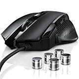 CSL - Souris gaming - Mouse avec Câble USB - Fréquence de balayage de 3200 dpi - haute précision Grip maniement optimal - design ergonomique - Plug et Play - 9 Touches