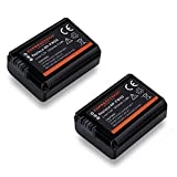 expresstech @ 2X Batterie Rechargeable fw50 FW50 FW-50 Sony NP-FW50 and Alpha a3000 a5000 a6000 A6300Alpha 7 a7 7R a7R 7S a7S NEX-3 NEX-3N NEX-5 NEX-5N NEX-5R NEX-5T NEX-6 NEX-7 NEX-C3 NEX-F3