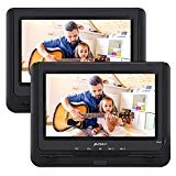 Pumpkin Lecteur DVD Portable Double ecran Voiture 9 Pouce supporte USB SD MMC Autonomie de 5 Heures avec Etui de Montage dans Voiture (Un Lecteur DVD et Un Moniteur)