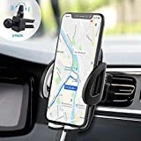 IZUKU Support Telephone Voiture Ventilation avec [2 Pinces de Ventilation] Rotation 360° Universel à Grille d'aération [Garantie à Vie]