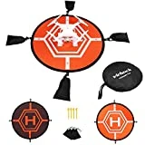 Drone Landing Pad Pliable 80cm Quadcopter Helicopter,4 Points Fixes / Imperméable , Protective Shield Aire d'atterrissage pour DJI Mavic Pro 2 / Mavic Air/ DJI Spark / DJI Inspire / Syma X5C