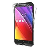 AICEK Coque ASUS Zenfone 2 Laser ZE550KL, 360°Full Body Transparente Silicone Coque pour Zenfone 2 Laser ZE550KL Housse Silicone Etui Case (5,5 Pouces)