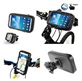 DFV mobile - Support Professionnel pour Le Guidon de Bicyclette et la Moto Imperméable Rotative 360 Compatible avec YEZZ Andy 4EL2 LTE - Noir