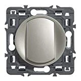Legrand 099780 Céliane Poussoir simple, 230 V, Titane