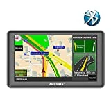 GPS Auto avec Bluetooth écran Tactile cartographie de système de Navigation Automatique de 7 Pouces Europe 52 Pays Gratuit Multi Langue intégré de 8 Go Support SD Carte