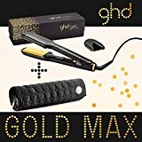 Ghd - Fer A Lisser Styler Max Gold Plaque Large Avec Pochette Ghd Ronde