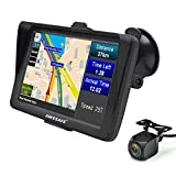GPS Auto 7 Pouces Système de Navigation Automatique à Ecran Tactile Cartographie Europe 52 à Vie Caméra de recul Mises à Jour gratuites de la Carte à Vie
