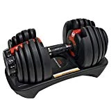Bowflex Adultes Selec ttech 552i Haltère Système Haltère individuels, Noir, Taille Unique