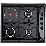 Whirlpool AKM261NB Table de Cuisson  Mixte Electrique et Gaz 58 cm Noir