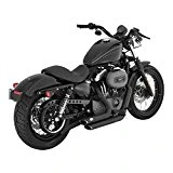 Vance & Hines ShortShots - Pots d'échappement noirs - Pour Harley Davidson Sportster XL, Superlow XL883L, Sportster 883R, Iron 883 XL883N, Forty-Eight XL1200X