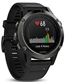 Garmin Fēnix 5 Gray - Montre GPS Multisports Outdoor - Bracelet Noir