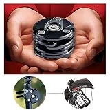 Vélo Verrouillage Pliable de Sécurité Antivol Extrbici Serrures Cadenas Pliant à Vélo avec Forme d'hamburger Accessoires Vélo